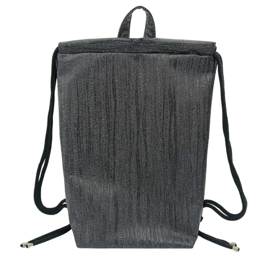 Black Lava Silver Shine - Kézműves Egyedi Designer Női Táska