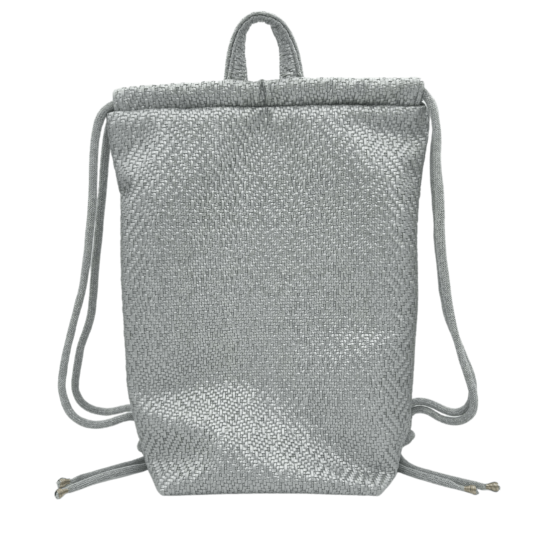 Silver Braided Mirror - Kézműves Egyedi Designer Női Táska