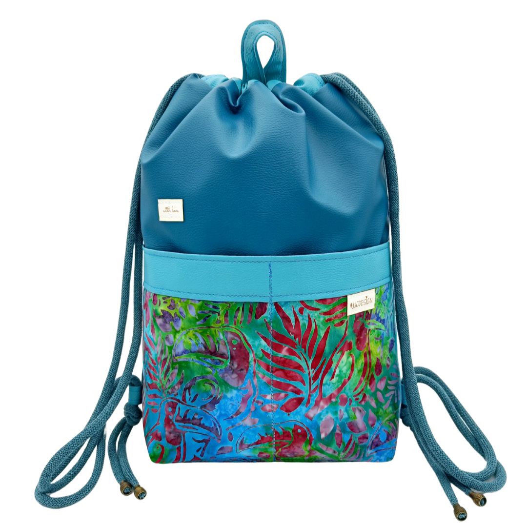 Colorful Toucan Birds - Kézműves Egyedi Designer Női Táska