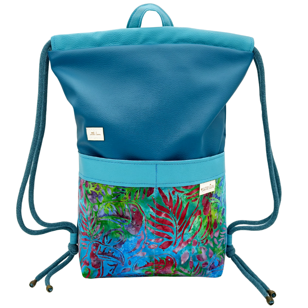 Colorful Toucan Birds - Kézműves Egyedi Designer Női Táska