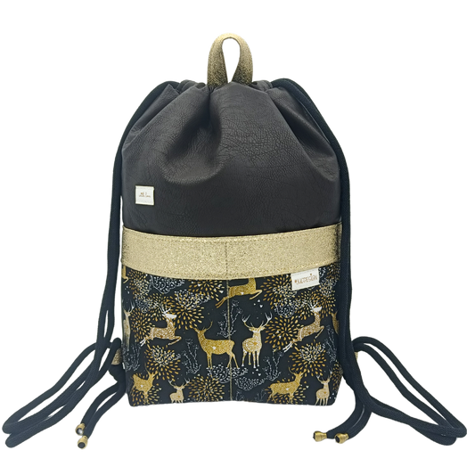 Fairy Forest Dark Brown- Kézműves Egyedi Designer Női Táska