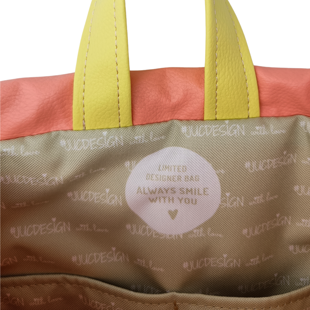 Limonata Peach - Kézműves Egyedi Designer Női Táska