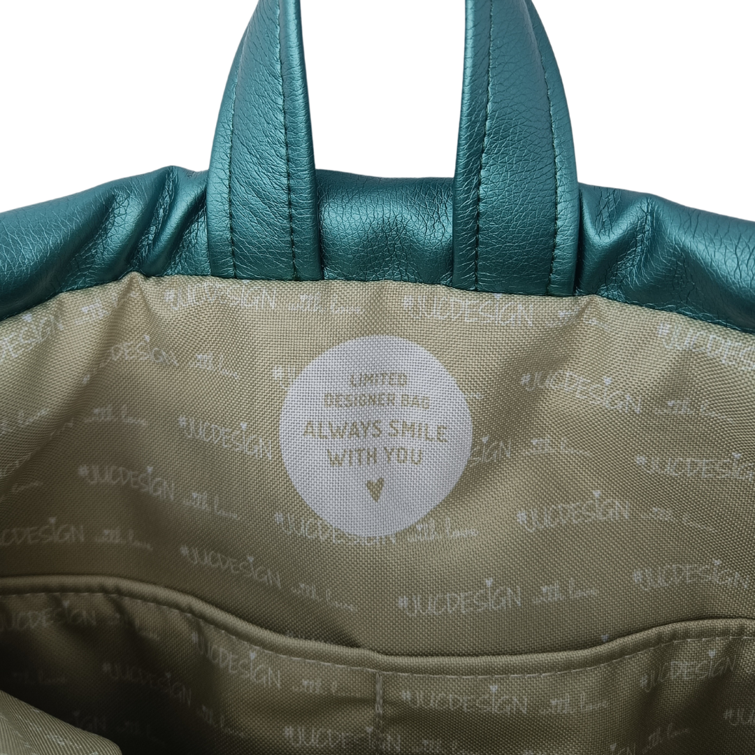 Peacock Vibes - Kézműves Egyedi Designer Női Táska