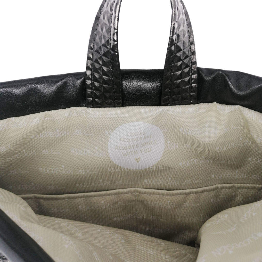 Funny Cats Carbonblack - Kézműves Egyedi Designer Női Táska