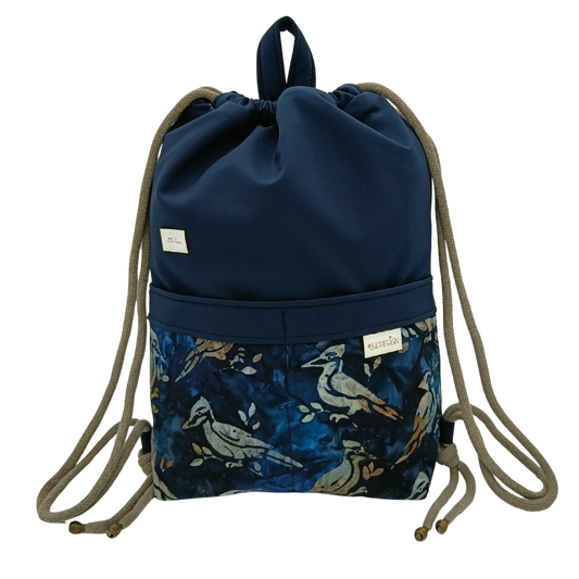 Blue Birds - Kézműves Egyedi Designer Női Táska