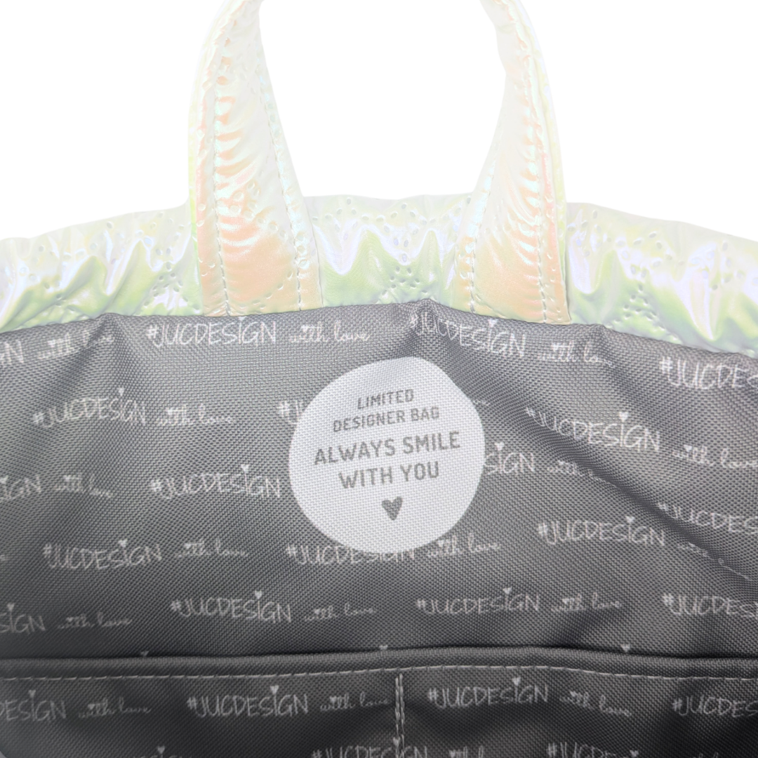 Canarian Dream White Pink - Kézműves Egyedi Designer Női Táska