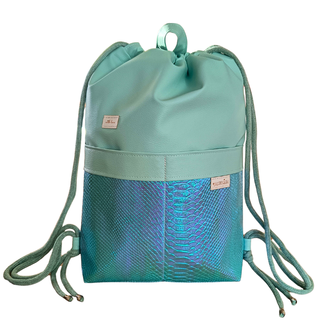 Pastel Jungle Wonder - Kézműves Egyedi Designer Női Táska