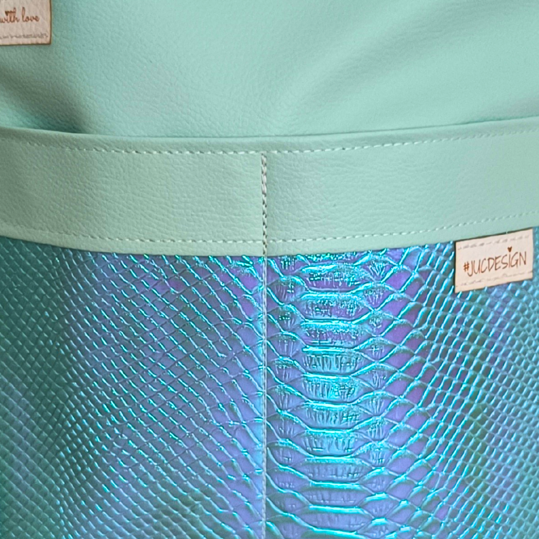 Pastel Jungle Wonder - Kézműves Egyedi Designer Női Táska