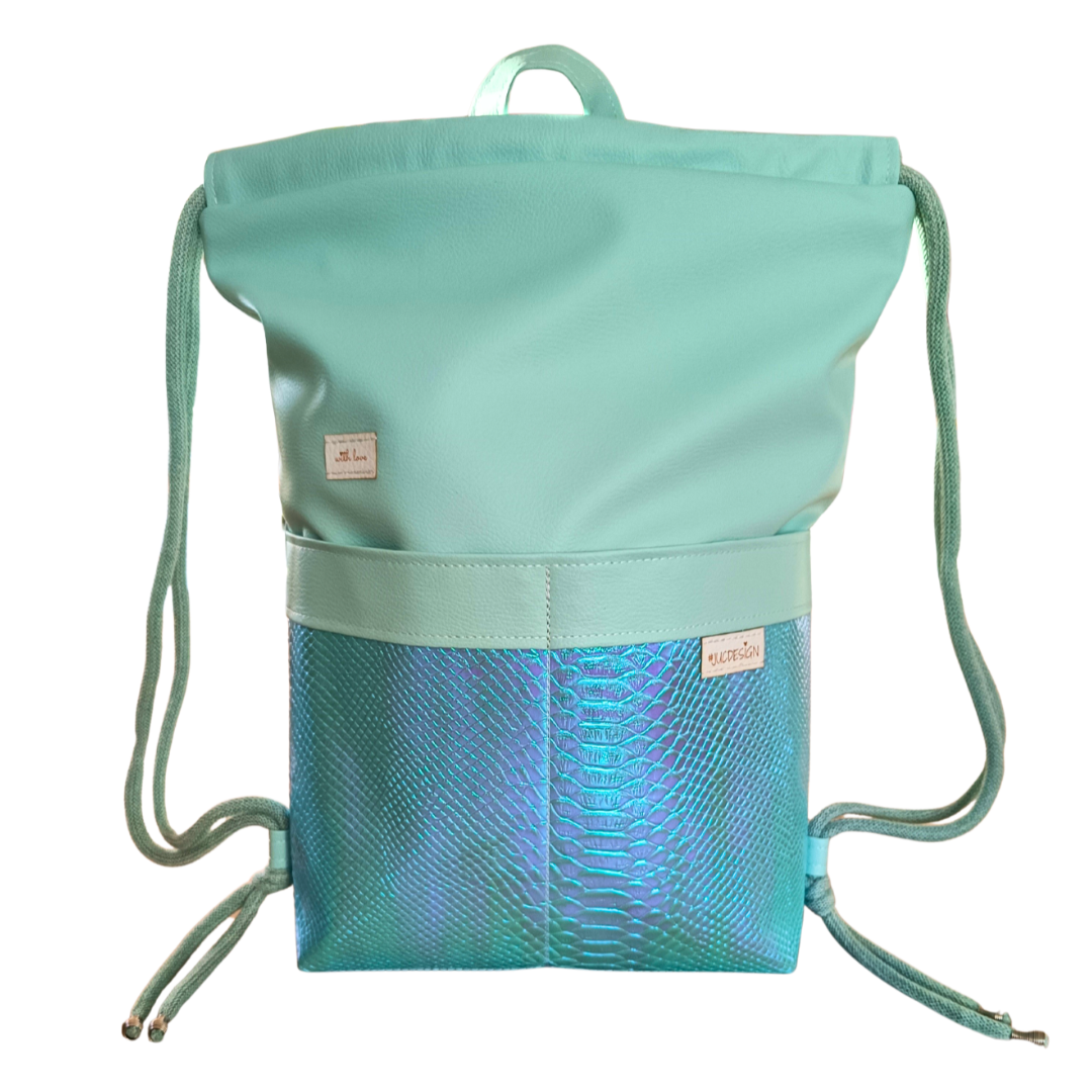 Pastel Jungle Wonder - Kézműves Egyedi Designer Női Táska